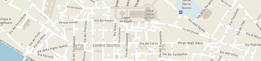 Mappa della impresa giuliano coiffeur (snc) a FIRENZE