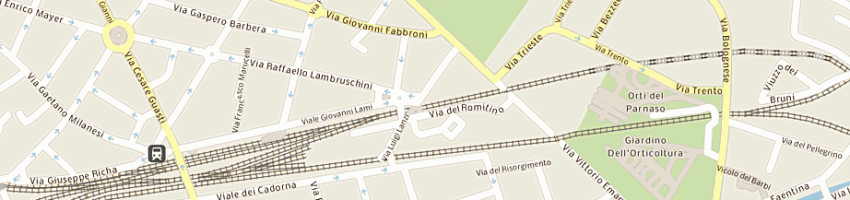 Mappa della impresa geco supermercati srl a FIRENZE