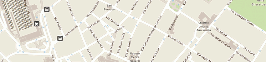 Mappa della impresa agnelli daniela a FIRENZE