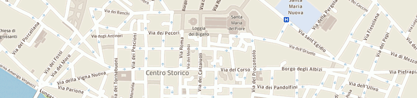 Mappa della impresa hotel innside florence sas a FIRENZE