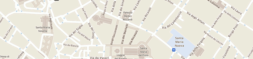 Mappa della impresa a leva di leva massimo a FIRENZE