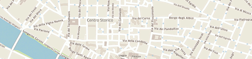 Mappa della impresa il posto dei desideri a FIRENZE