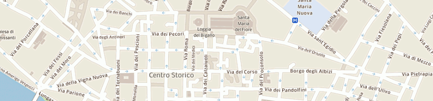 Mappa della impresa alessi a FIRENZE