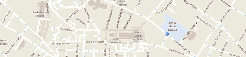 Mappa della impresa universo sport srl a FIRENZE