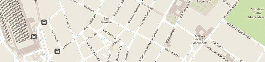 Mappa della impresa tipografia arno srl a FIRENZE