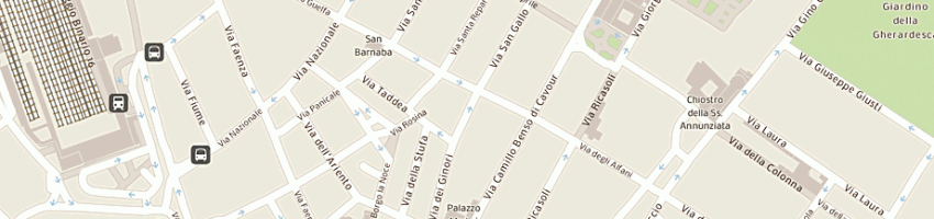 Mappa della impresa maselli g -bottega d'arte- a FIRENZE
