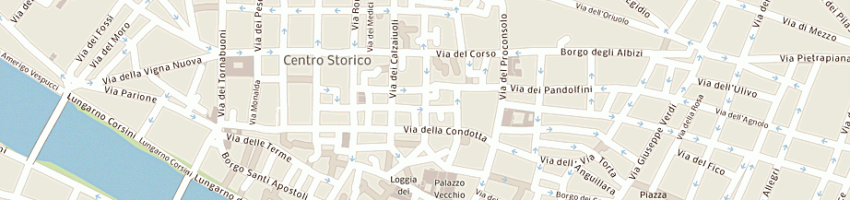 Mappa della impresa chiesi franco a FIRENZE