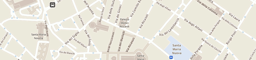Mappa della impresa l'occhialaio di firenze srl a FIRENZE