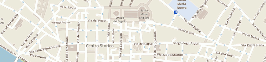 Mappa della impresa cambi giacomo a FIRENZE