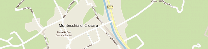 Mappa della impresa cavazza giuseppe a MONTECCHIA DI CROSARA
