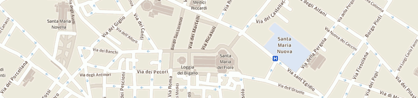 Mappa della impresa congregazione suore pie discepole a FIRENZE