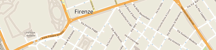Mappa della impresa centro factoring spa a FIRENZE
