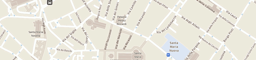 Mappa della impresa sogene - srl a FIRENZE
