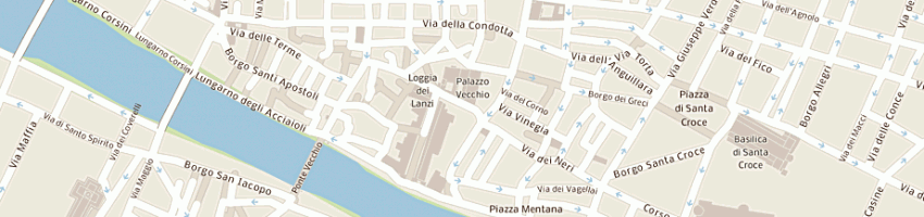 Mappa della impresa soprintendenza per i beni architettonici e per il paesaggio per le provincie di fi pi po a FIRENZE