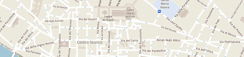 Mappa della impresa san giusto srl a FIRENZE