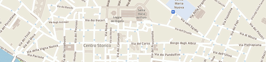 Mappa della impresa brunelleschi srl a FIRENZE