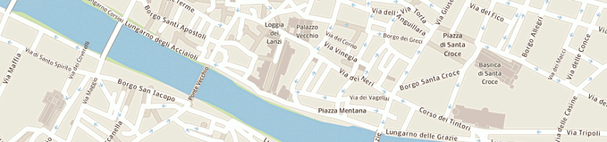 Mappa della impresa sun cafe bar a FIRENZE