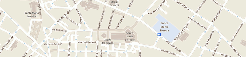 Mappa della impresa massimo e massimo sas di asad mohammad abdel majid abdel rahman e c a FIRENZE