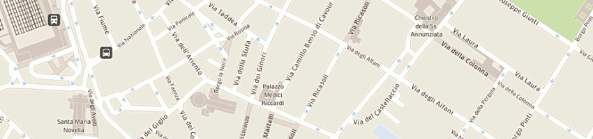 Mappa della impresa banca ucb spa a FIRENZE