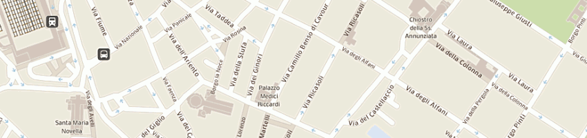 Mappa della impresa libreria pirola etruria snc a FIRENZE