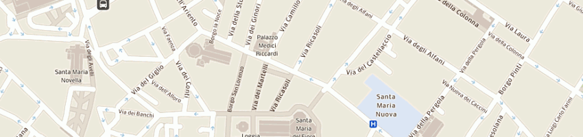 Mappa della impresa caffe' ricasoli di pentasuglia michel a FIRENZE