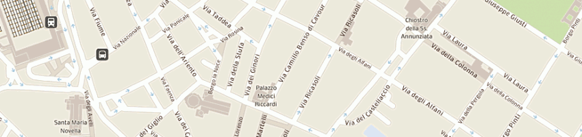 Mappa della impresa pupetta di paris e c sas a FIRENZE