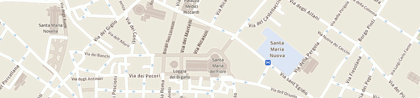 Mappa della impresa sirot srl a FIRENZE