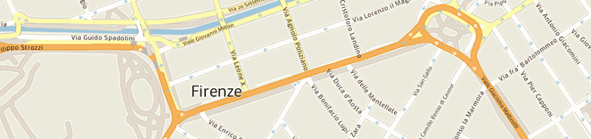 Mappa della impresa ac di anselmi claudio e c snc a FIRENZE