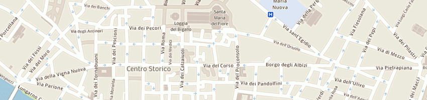 Mappa della impresa brunelleschi srl a FIRENZE