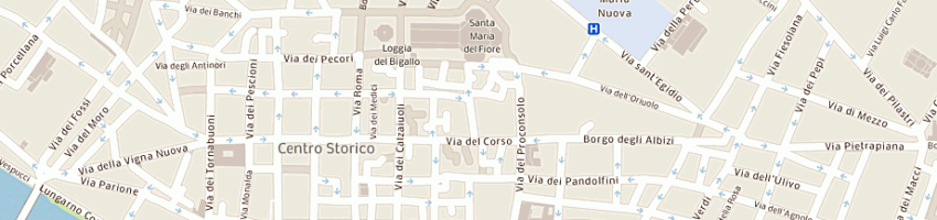 Mappa della impresa zecchi colori a FIRENZE