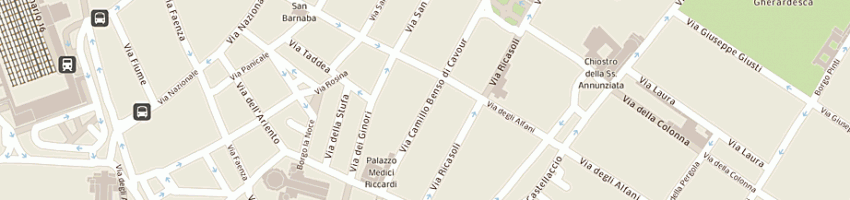 Mappa della impresa johnsons e relatives srl a FIRENZE