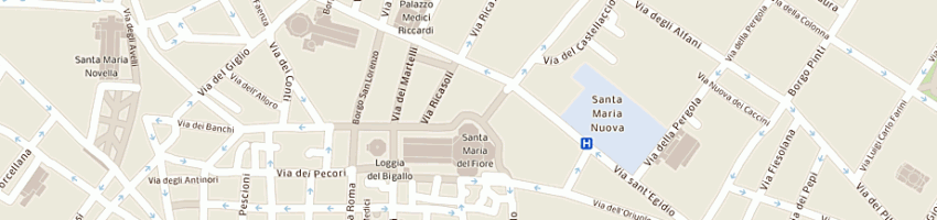 Mappa della impresa morfea michele a FIRENZE