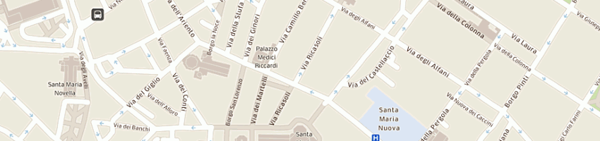 Mappa della impresa gabi di noghrehkar ali e c sas a FIRENZE