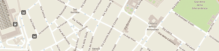 Mappa della impresa bruni pier luigi e c (sas) a FIRENZE