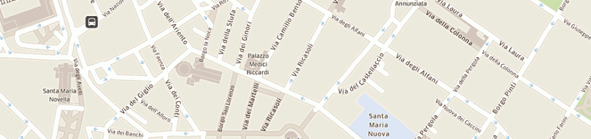 Mappa della impresa dini gloria a FIRENZE