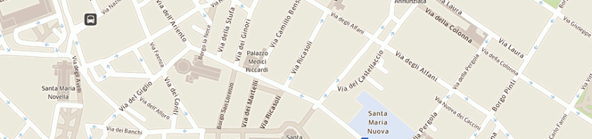 Mappa della impresa oliandolo snc a FIRENZE