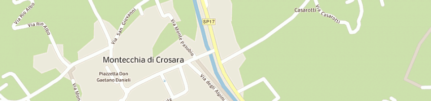 Mappa della impresa scuole a MONTECCHIA DI CROSARA