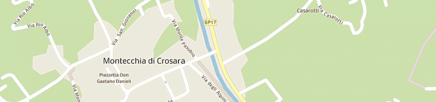 Mappa della impresa framarin e cavazza a MONTECCHIA DI CROSARA