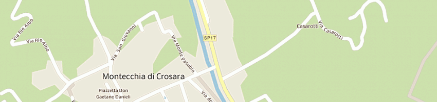 Mappa della impresa fox sas a MONTECCHIA DI CROSARA