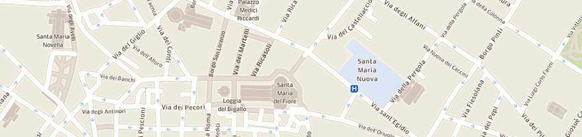 Mappa della impresa scriptorium firenze snc di miliani querales ivonne de las merdes ros a FIRENZE