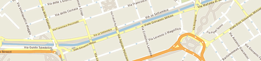 Mappa della impresa studio magnini di magnini roberto a FIRENZE