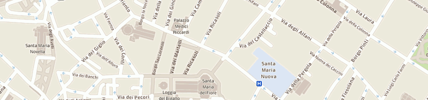 Mappa della impresa di antonio guastalegname studio immobilare fiorentino a FIRENZE