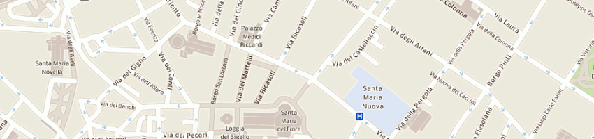 Mappa della impresa mode sas a FIRENZE