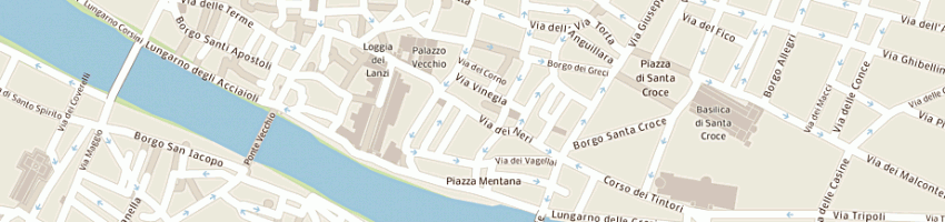 Mappa della impresa gioielleria corsi daniela e c a FIRENZE