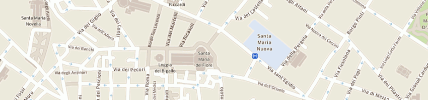 Mappa della impresa libreria s paolo a FIRENZE