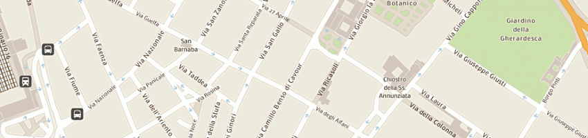Mappa della impresa ambrogi carlo a FIRENZE