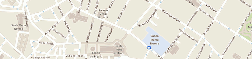 Mappa della impresa radio toscana network a FIRENZE