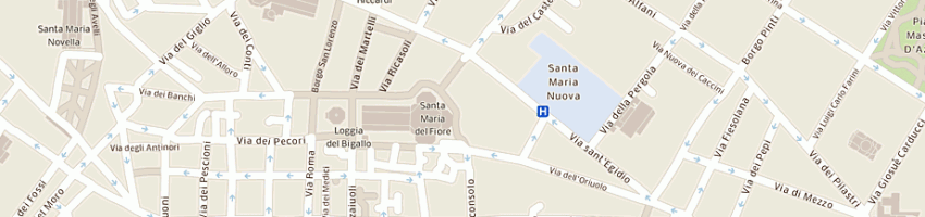 Mappa della impresa fp srl a FIRENZE