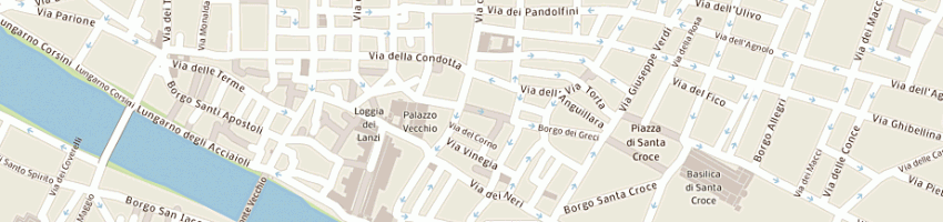 Mappa della impresa bar alimentari la brusco francesco a FIRENZE