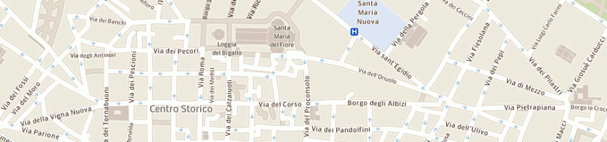 Mappa della impresa bargioni maria luisa a FIRENZE